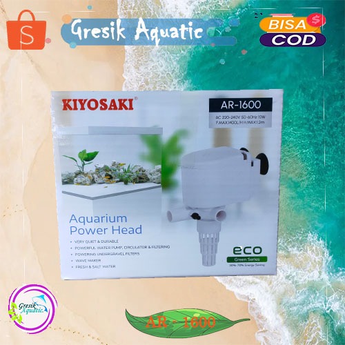 Pompa Air Kiyosaki AR 1600 - Pompa Celup / Water Pump Akuarium / Kolam