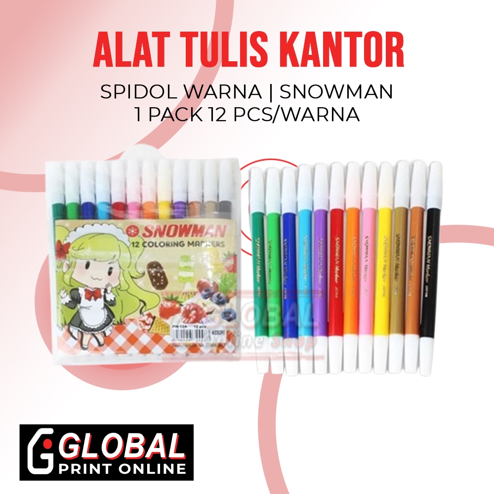 

Global Print Shop Online - Spidol Snowman Kecil (Pack)