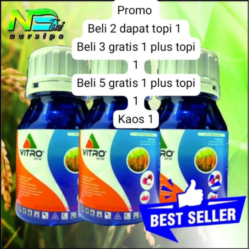 fungsida vitro   bahan aktip azoksistrobin difokonazol 250ml