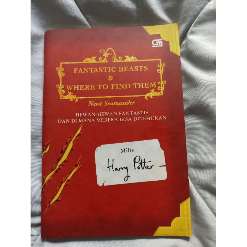 Novel Harry Potter fantastic beast preloved murah