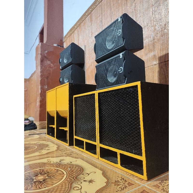 Paket Miniatur Sound System Subwoofer 6inch SoundCard X60/F998