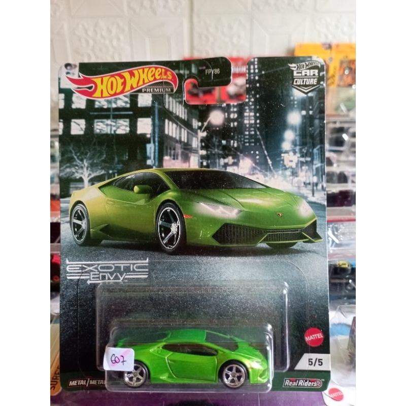 hotwheels premium Lamborghini huracan exotic envy