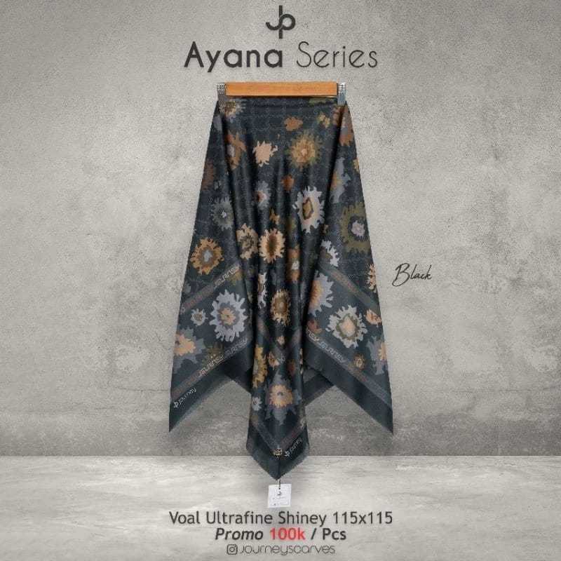 Journey Series Kerudung Segi Empat Motif Voal Ultrafine Premium