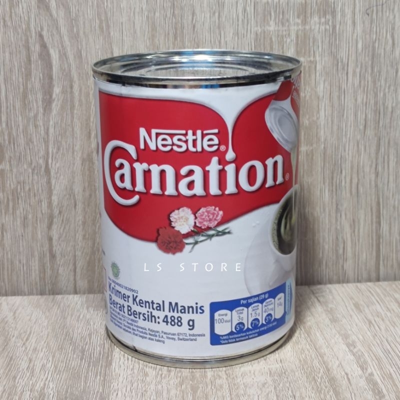 

CARNATION SUSU KENTAL MANIS KRIMER PUTIH NESTLE 488 GR