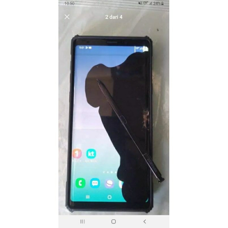 lcd samsung note 9+frame