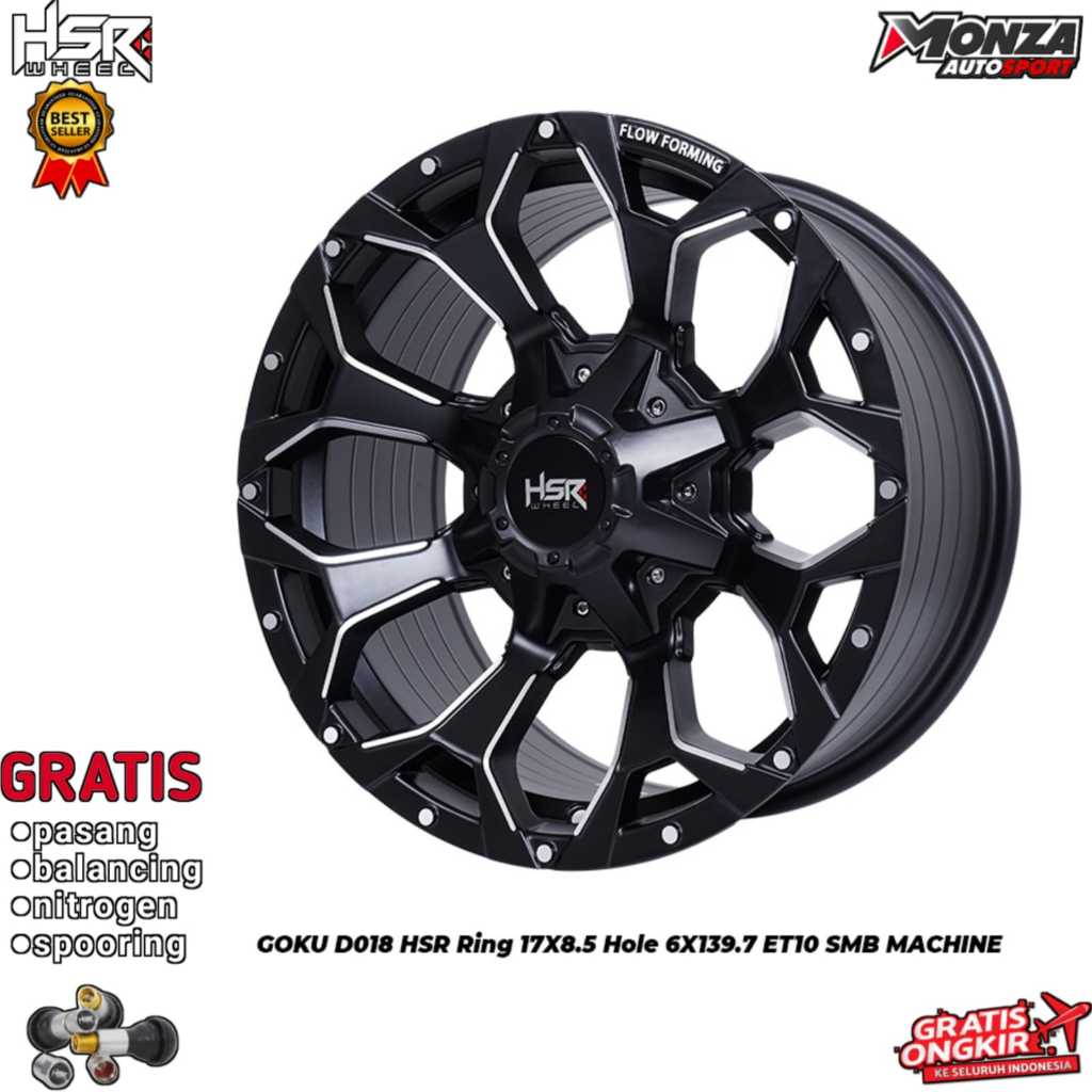 Velg mobil pajero,fortuner dll r17 hsr goku