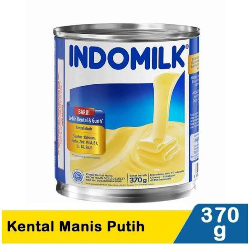 

INDOMILK SUSU KENTAL MANIS KALENG 370grm