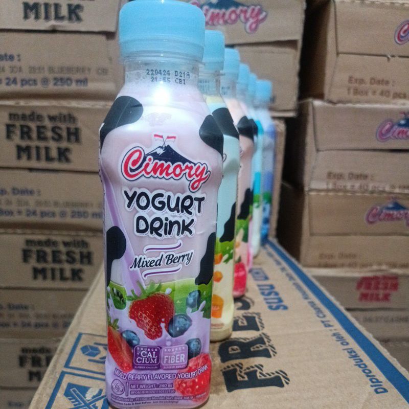 

cimory yogurt drink mixed berry 240ml bisa ekspedisi