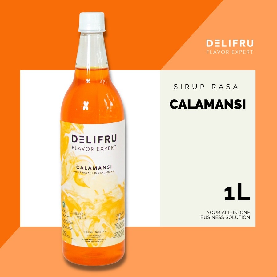 

Syrup Calamansi Delifru 1 Liter - Sirup Jeruk Kalamansi Premium