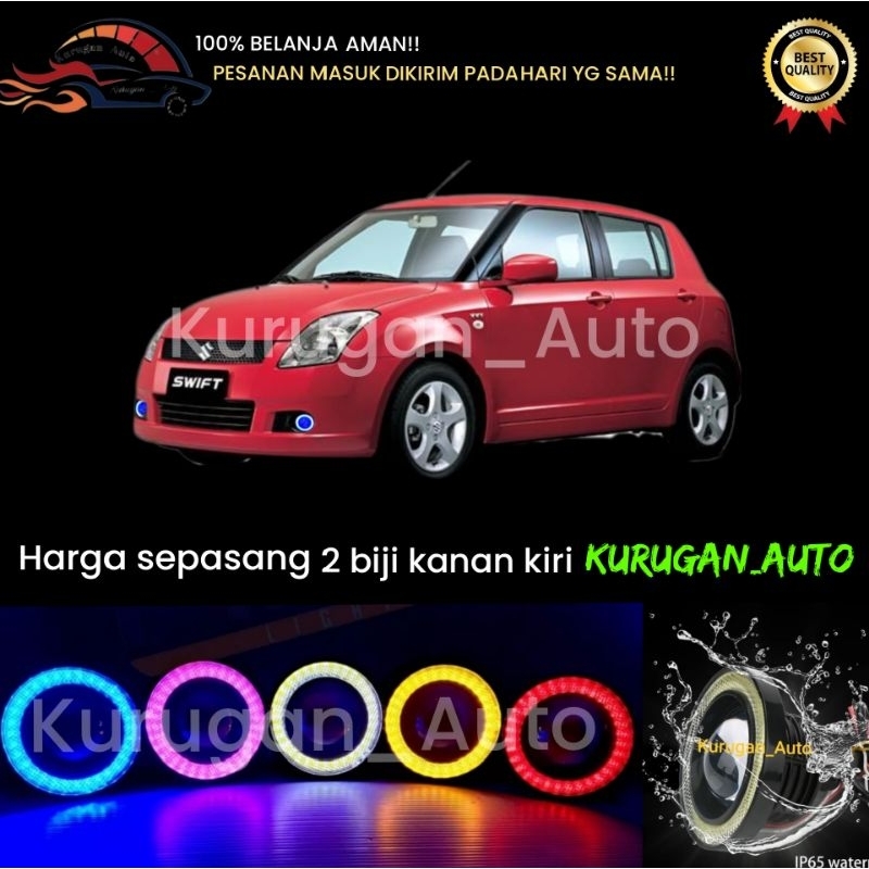 Foglamp Angel Eyes SWIFT Lampu Variasi Mobil