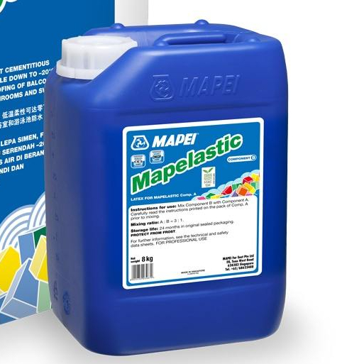 Cairan Mapei Mapelastic 8 kg/ cairan waterproofing terjual tanpa semen