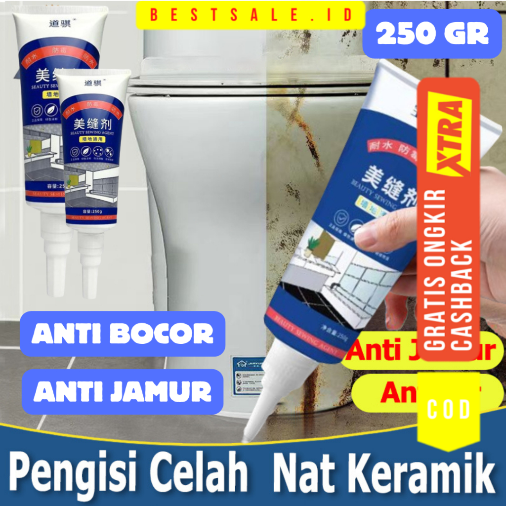 Lem Keramik Anti Bocor Waterproof Sealant 250g - Lem Nat Keramik Anti Jamur - Tile Reform Waterproof