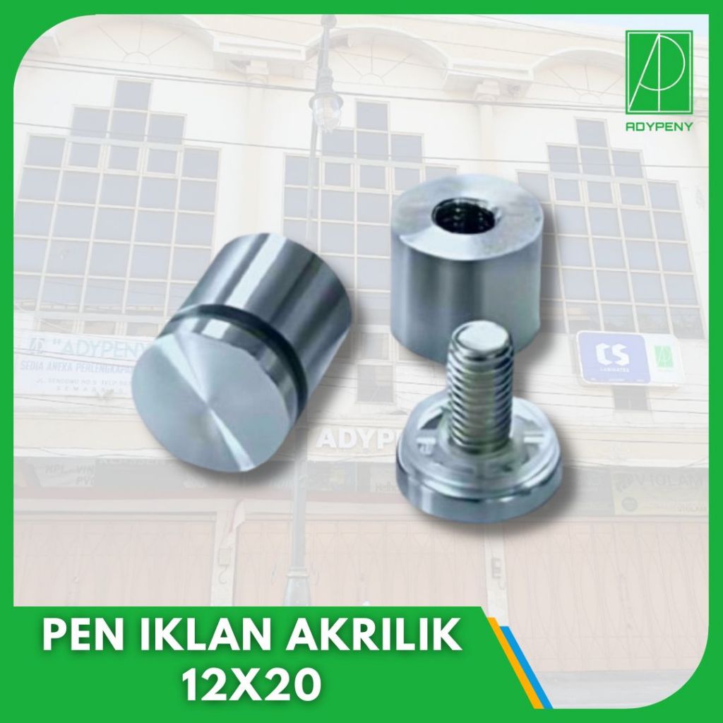 Pen Baut Iklan Akrilik Stainless Sign Board Poster 12x20 12x22 12x25