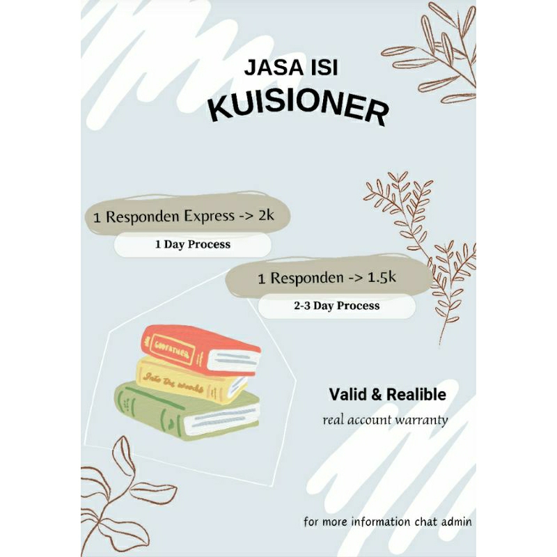 Jasa Isi Kuisioner & Survei