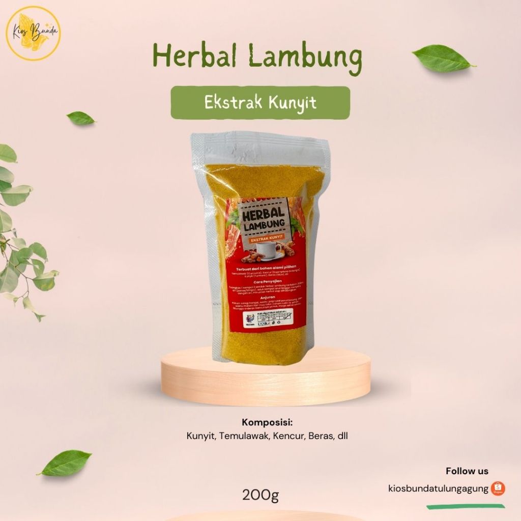 

Herbal Lambung Instan - Ekstrak Kunyit untuk Lambung, GERD, Magh 200g