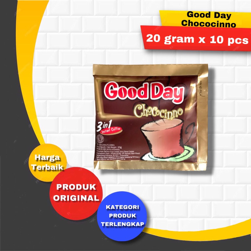 

Good Day Chococino 1 renceng Harga Kopi Sachet Instan