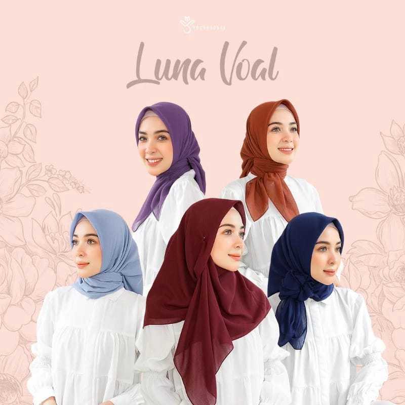 Youthscarf- Luna Voal hijab - arabian voal - hijab voal segi empat - hijab voal premium