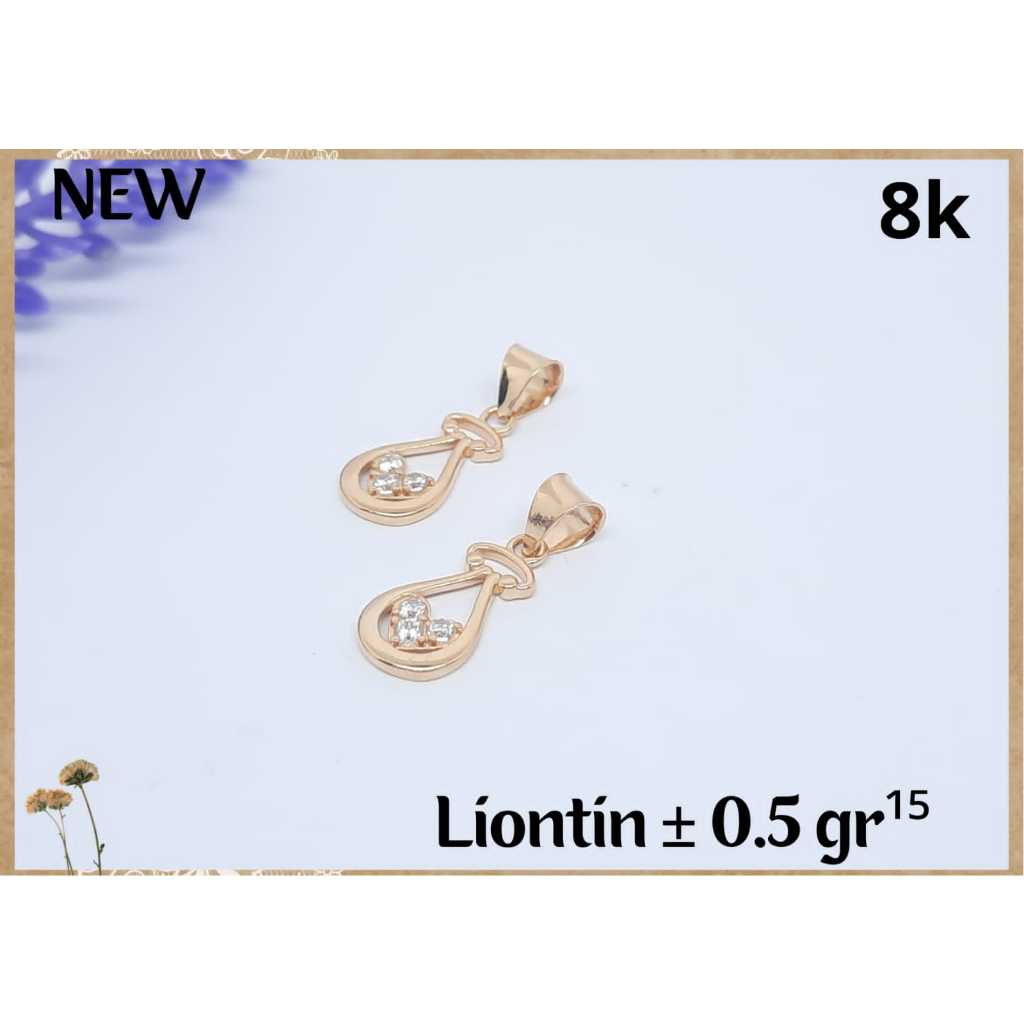 Anting 3 Mata Bandulan Emas Muda Asli Kadar 8k 375