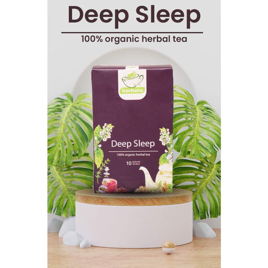 

Minuman kesehatan herbal organic teh deep sleep tidur nyenyak le