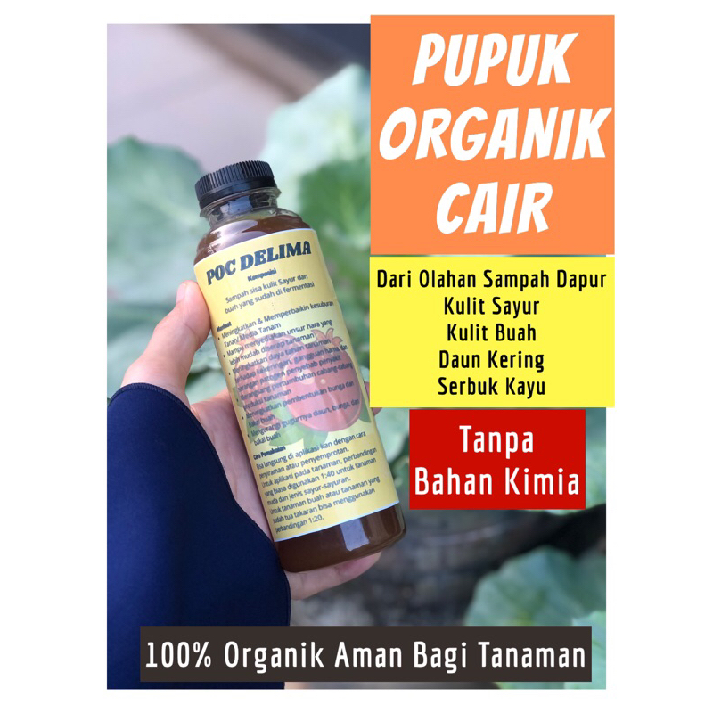 Pupuk Organik Cair (poc) 250ml pupuk cair organik POC Delima