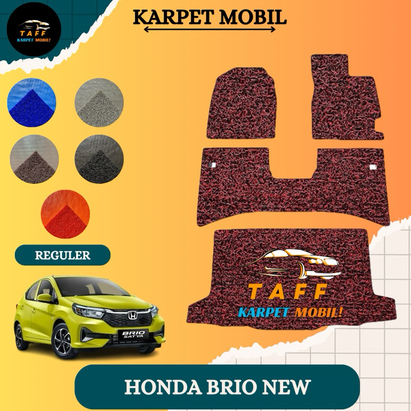 KARPET MOBIL HONDA BRIO NEW 2018-2021 / KARPET MOBIL MIE HONDA BRIO NEW 2018-2021