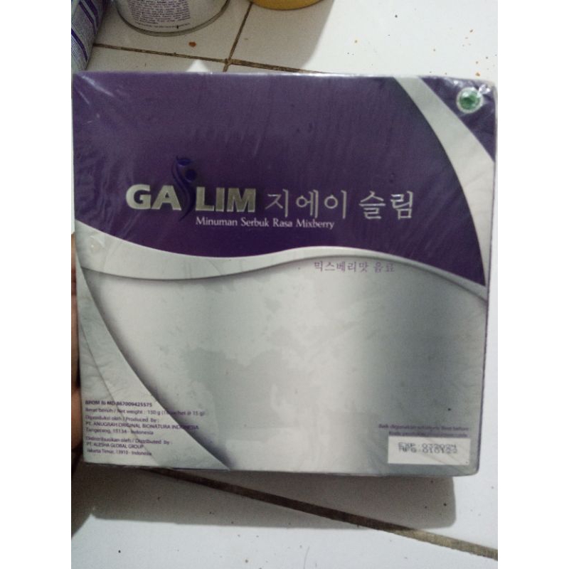 

GASLiM minuman serbuk rasa mixberry 150g