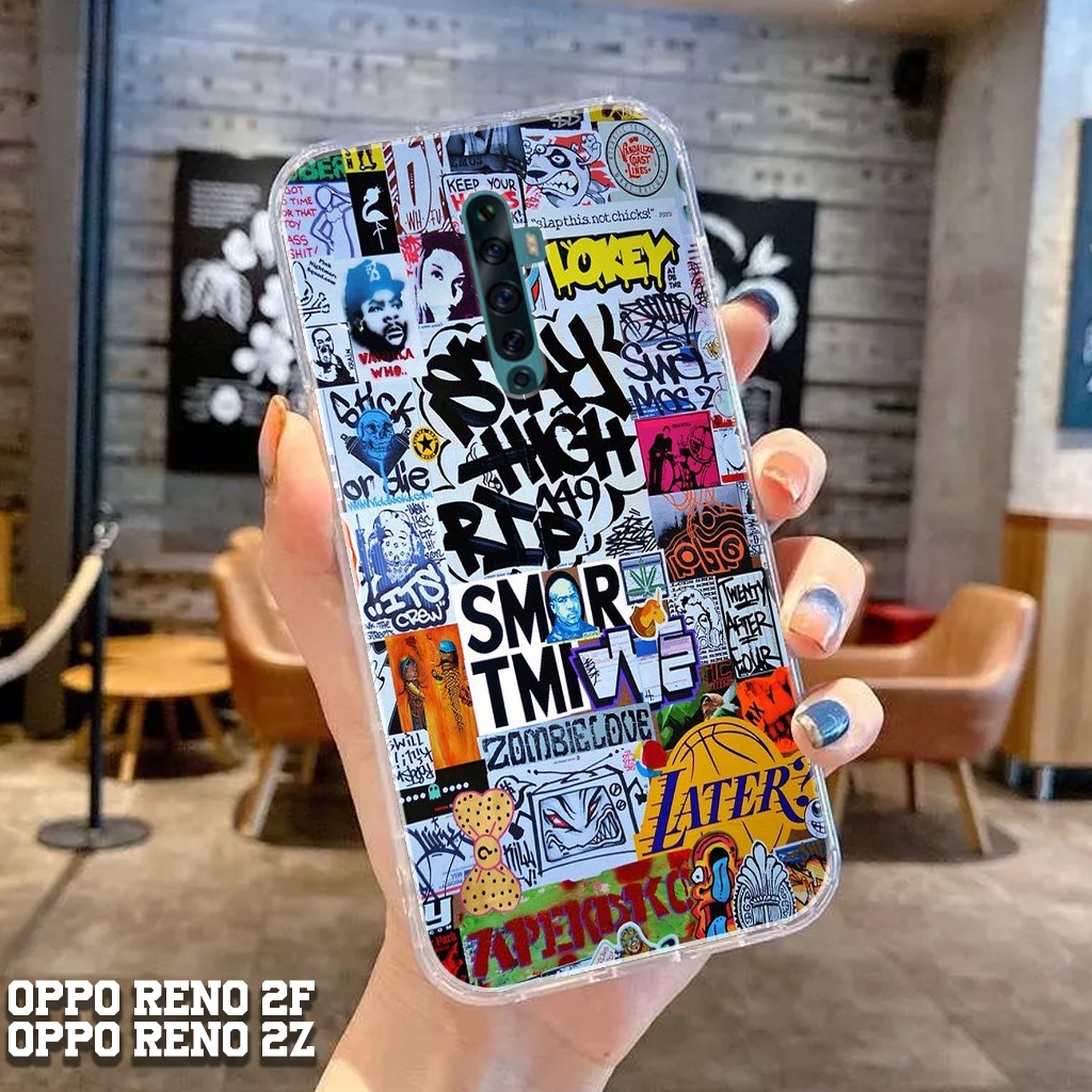 Case OPPO RENO 2F / OPPO RENO 2Z - Casing OPPO RENO 2Z Terbaru Top One Case [ MOTIF 20 ] Cassing Hp 