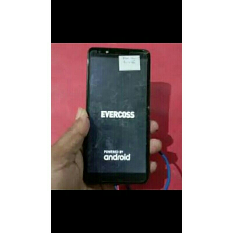 lcd Tc retak hp evercoss u6 prime lcd ori cabutan normal udah tested