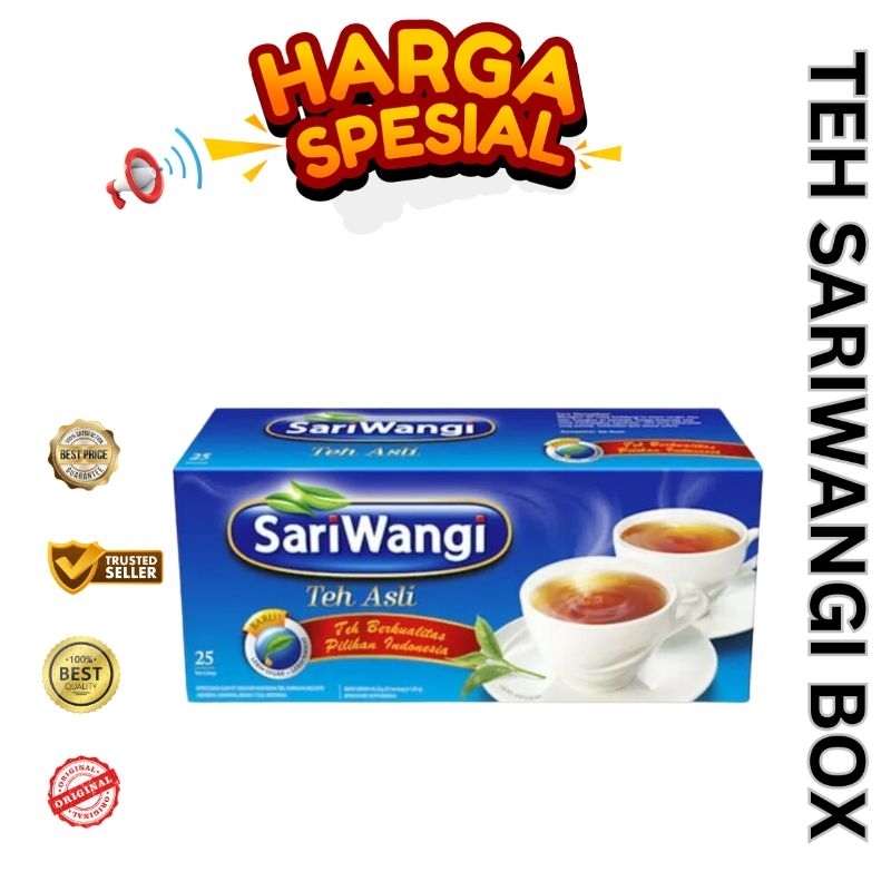 

Teh Sariwangi Box Isi 30 Original / Teh Celup Sariwangi