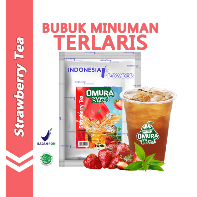 

Strawberry Tea 500gr / Bubuk Minuman Omura Blend