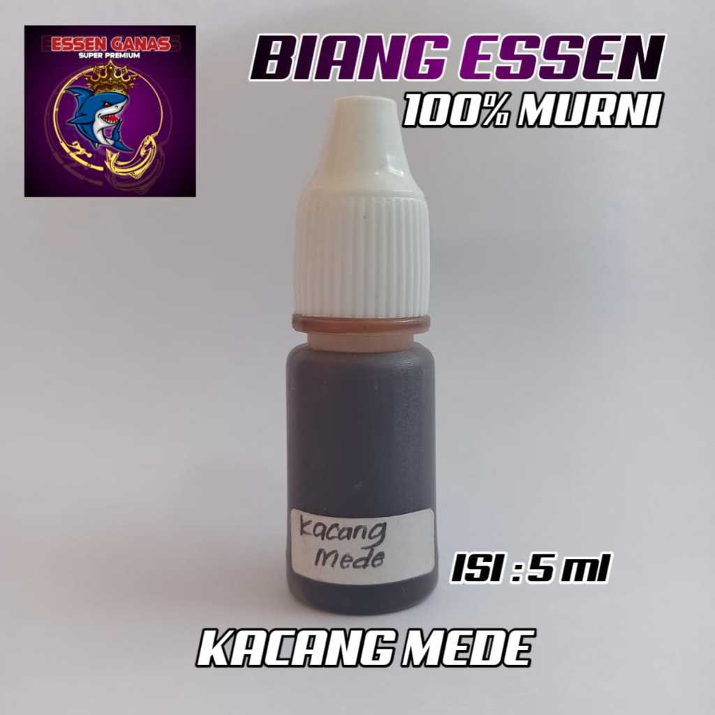 Essen Biang KACANG MEDE 5 ML 100%Murni/Bahan Dasar Essen Oplosan/Penguat Aroma Umpan Pancing [22.06,