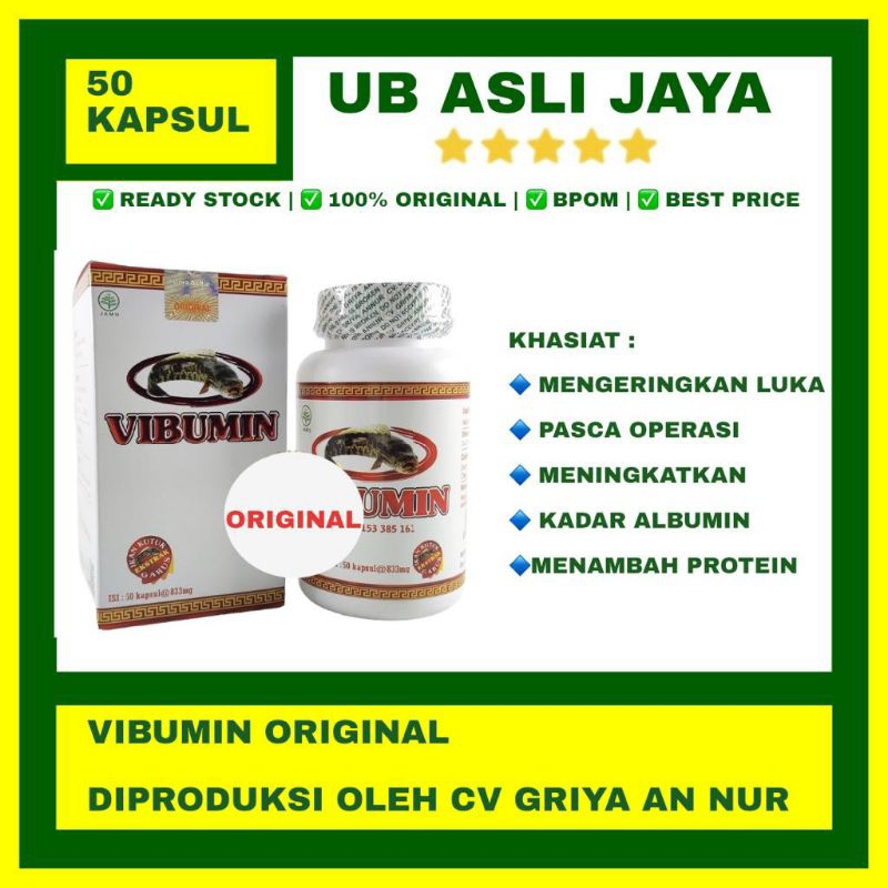 Vibumin Original isi 50 kapsul