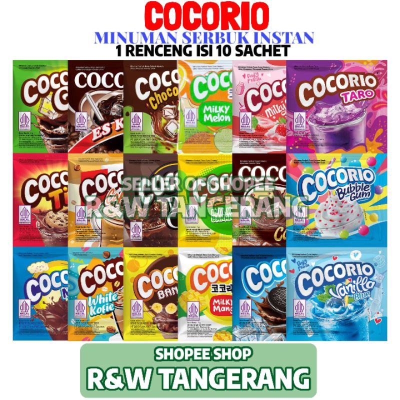 

Minuman Cocorio Serbuk 1 Renceng Isi 10 Sachet