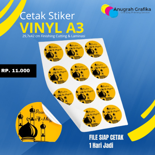 

Cetak Stiker Vinyl A3