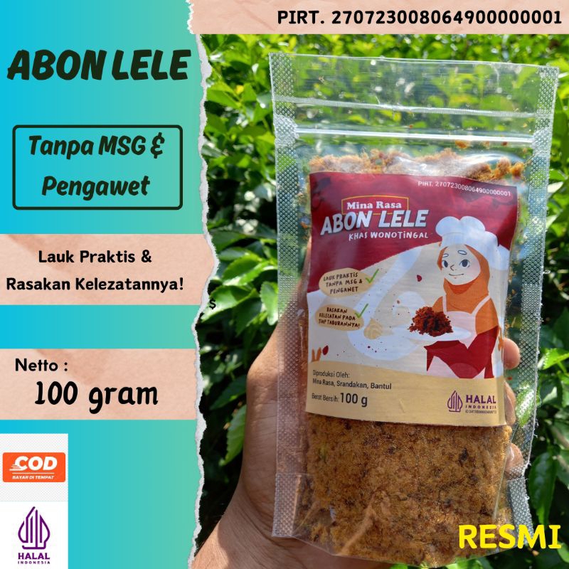 

Abon Ikan Lele Mina Rasa Halal tanpa MSG dan Pengawet (100 gram)