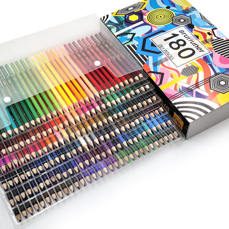 

Pus Pensil Warna Brutfuner Painting Oil Pencil Artist Color Pencil Set 180