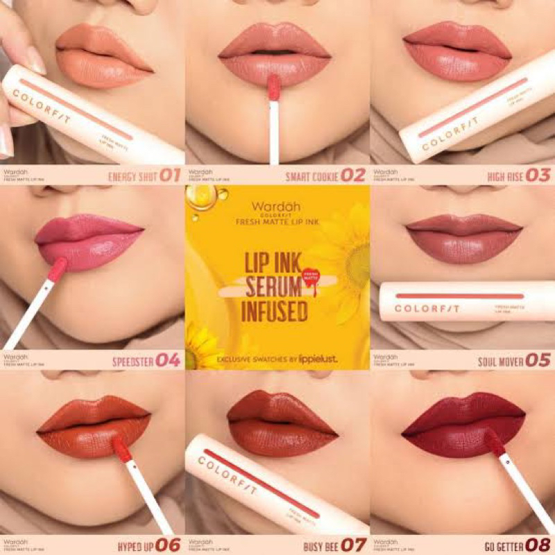Wardah colorfit lip ink serum