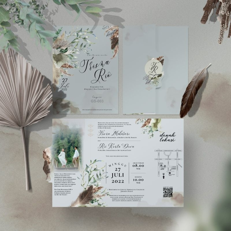 undangan pernikahan murah unik elegan undangan nikah