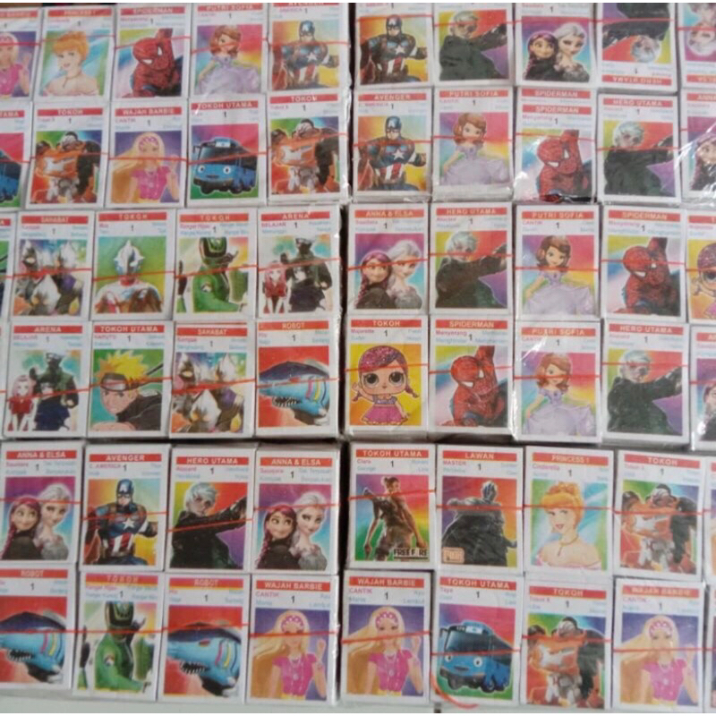 mainan kartu jadul kartu kwartet