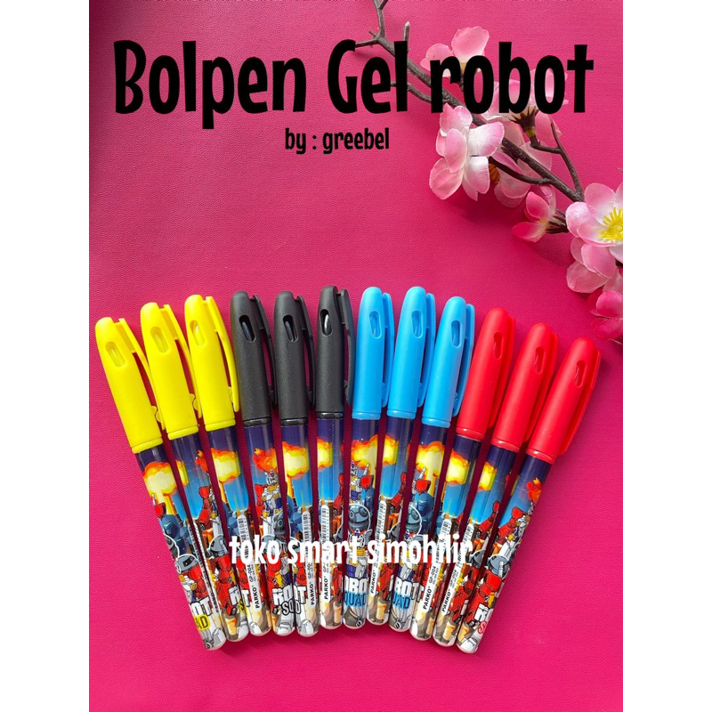 

Bolpen gel parko robot by greebel