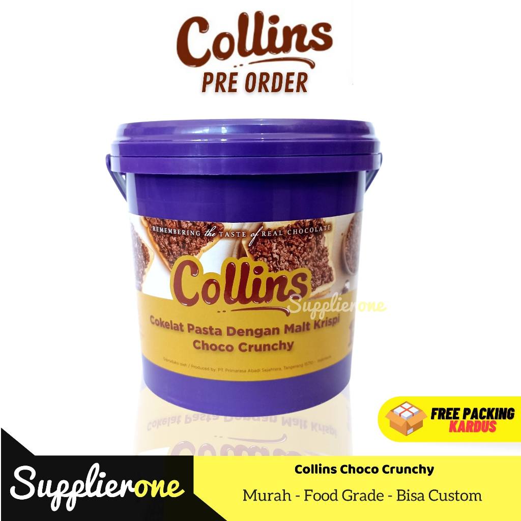 

Collins Choco Crunchy 1 kg / Toping Donat Collins / Selai Donat / Collins Selai Donat