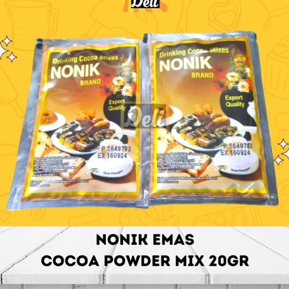 

><><><] NONIK EMAS Cocoa Powder Mix 20gr/Coklat Bubuk Mix Nonik Emas 20gr