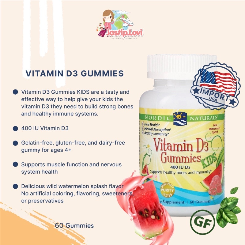 nordic naturals vitamin D3 gummies for kids
