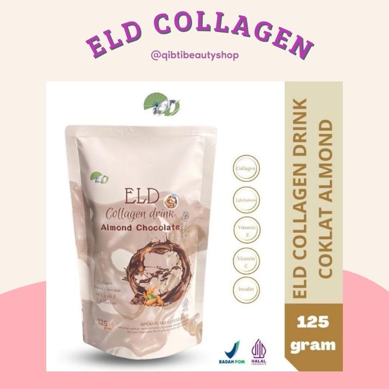 

ELD Collagen Drink Rasa Almond Chocolate Minuman Pelangsing dan Pemutih