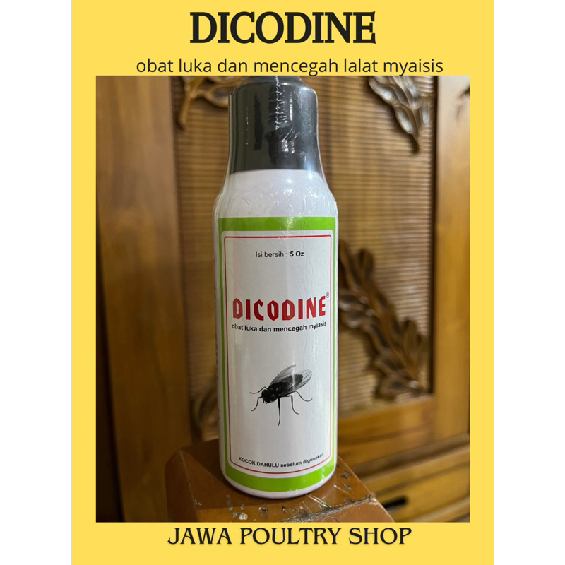 Dicodine-obat luka dan lalat hewan