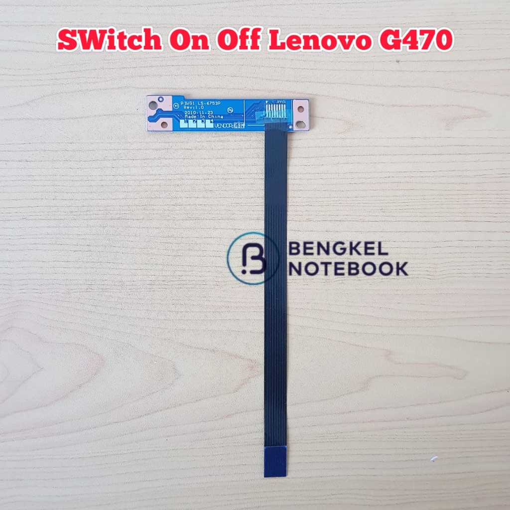Switch On Off Power Lenovo G470 G475 G570 G575 LS-6753P