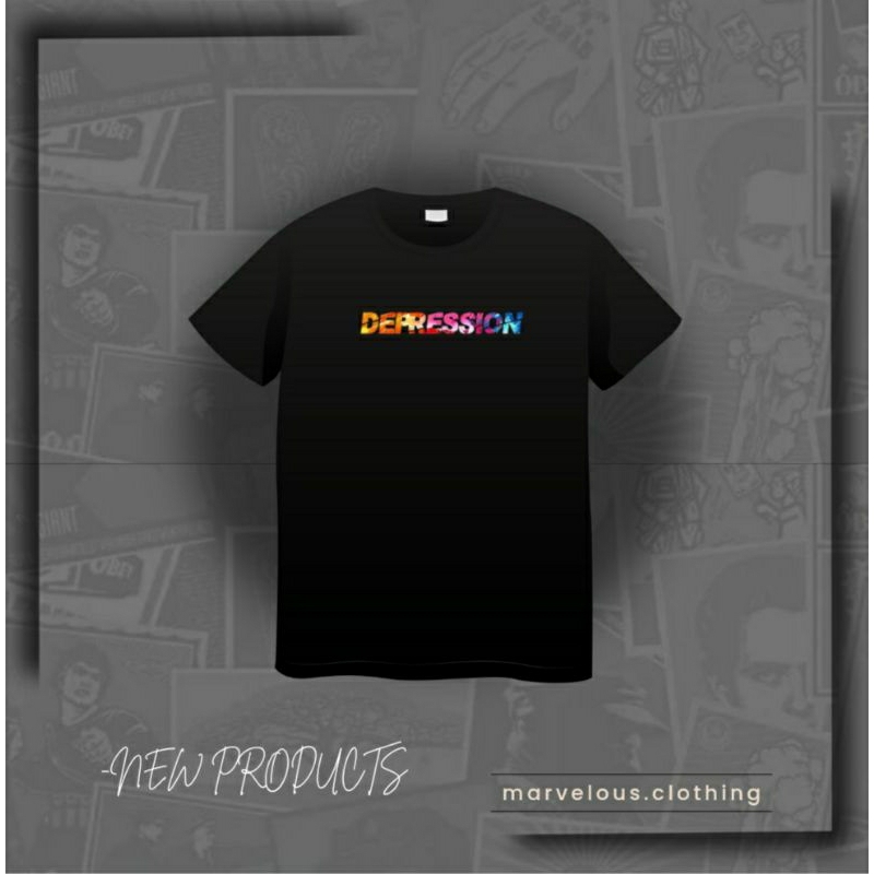 kaos distro viral DEPRESSION