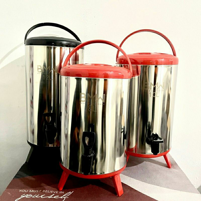 BMW Milk tea Bucket Water Jug 10 Liter Water Jug