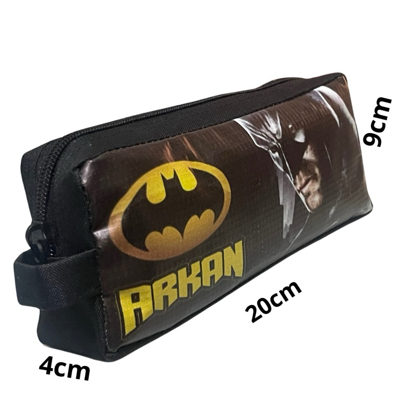 

Tempat Pensil Custom Batman Pencil Case tas dompet Pouch Kostak pensil Kotak pensil