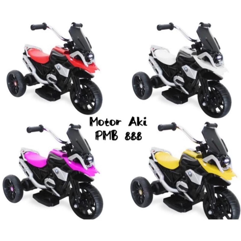 Mainan Motor-Motoran Listrik Aki Anak Motor Ninja Mini Trail PMB M-888 X-Trail